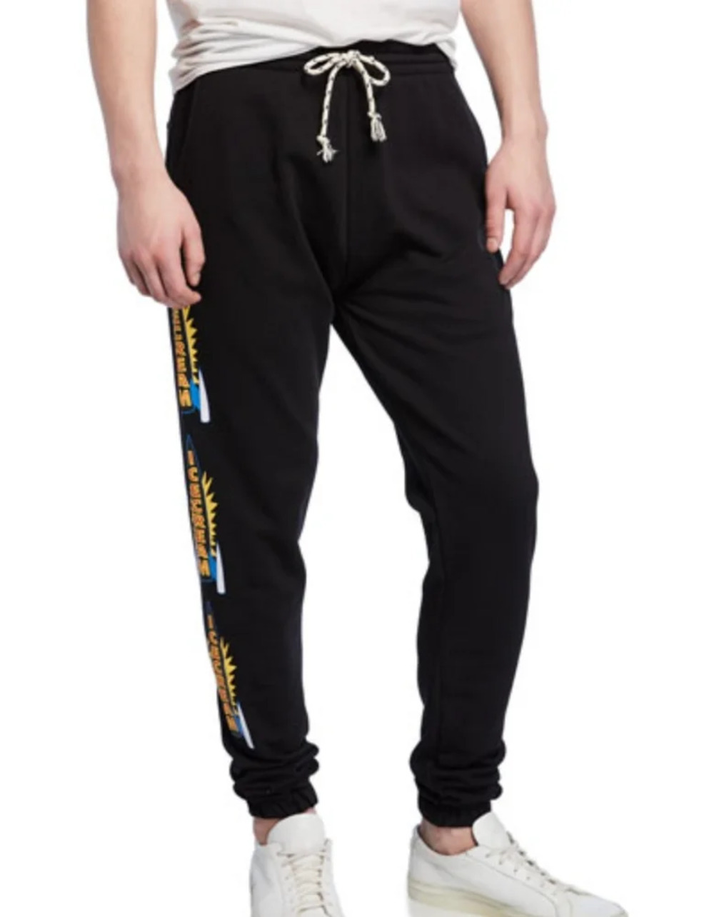 ICE CREAM Cherry Graphic Side-Stripe Drawstring Sweatpants Size Men's Large